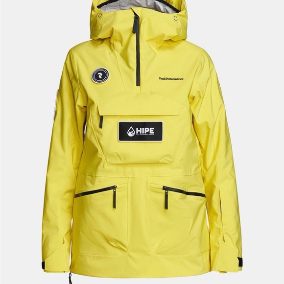 Peak Performance Yellow & Black Ski Jacket and Pants Set - Picture 2 of 10